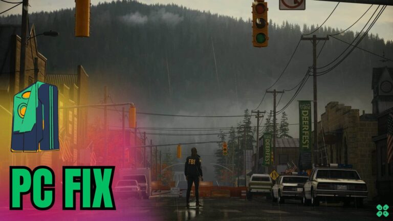 Artwork of Alan Wake II and its fix of crashing by TCG