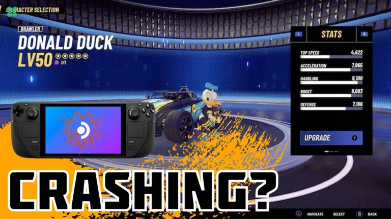 Artwork of Disney Speedstorm and its fix of crashing by TCG