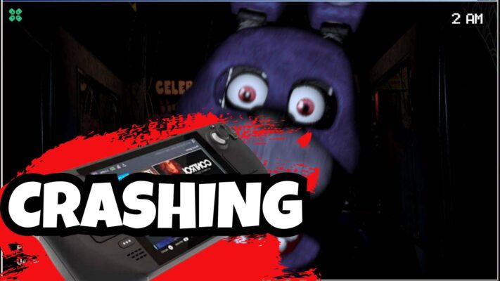 Artwork of Five Nights at Freddy's and its fix of crashing by TCG