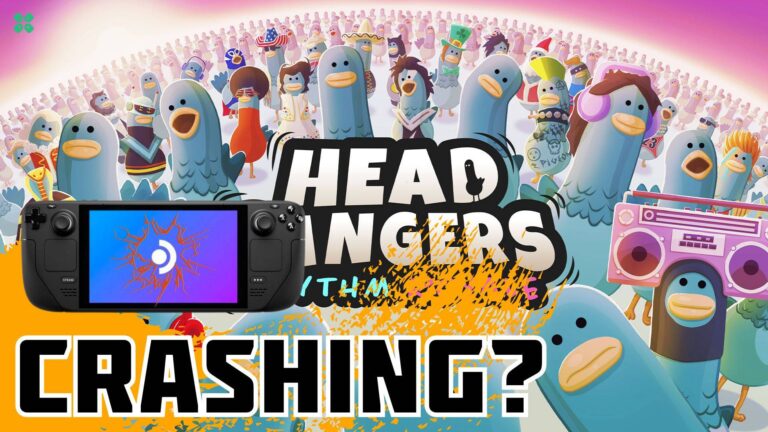 Artwork of HeadBangers Rhythm Royale and its fix of crashing by TCG