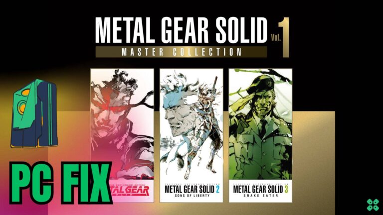 Artwork of Metal Gear Solid Master Collection Volume 1 and its fix of crashing by TCG