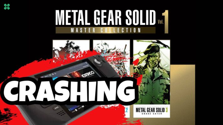 Artwork of Metal Gear Solid Master Collection Volume 1 and its fix of crashing by TCG