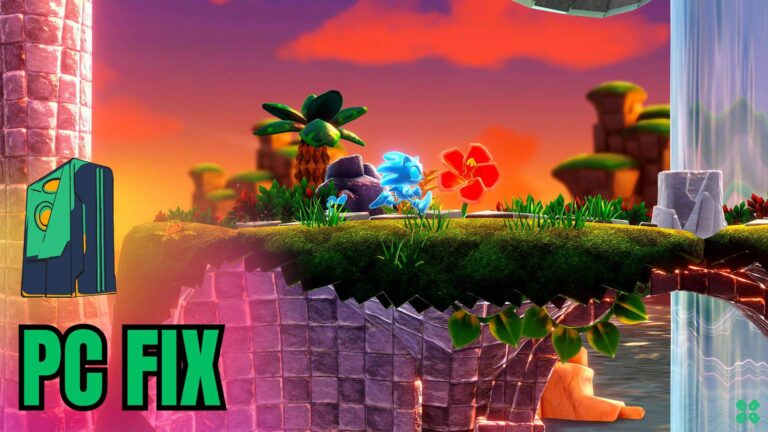 Artwork of Sonic Superstars and its fix of crashing by TCG
