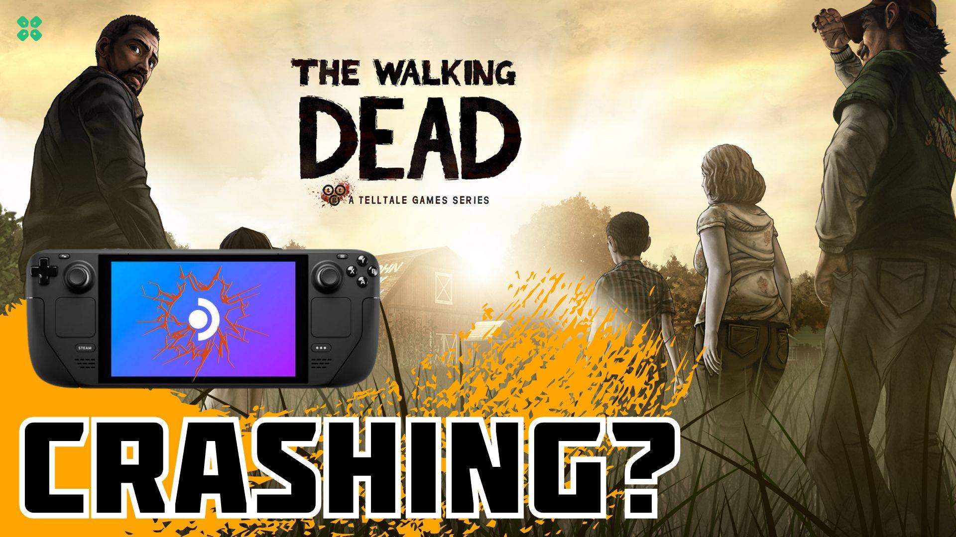 Artwork of The Walking Dead Season One and its fix of crashing by TCG