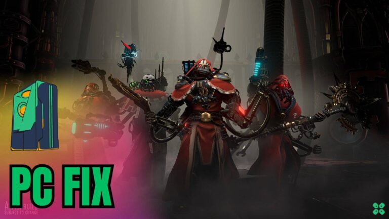 Artwork of Warhammer 40,000 Mechanicus and its fix of crashing by TCG