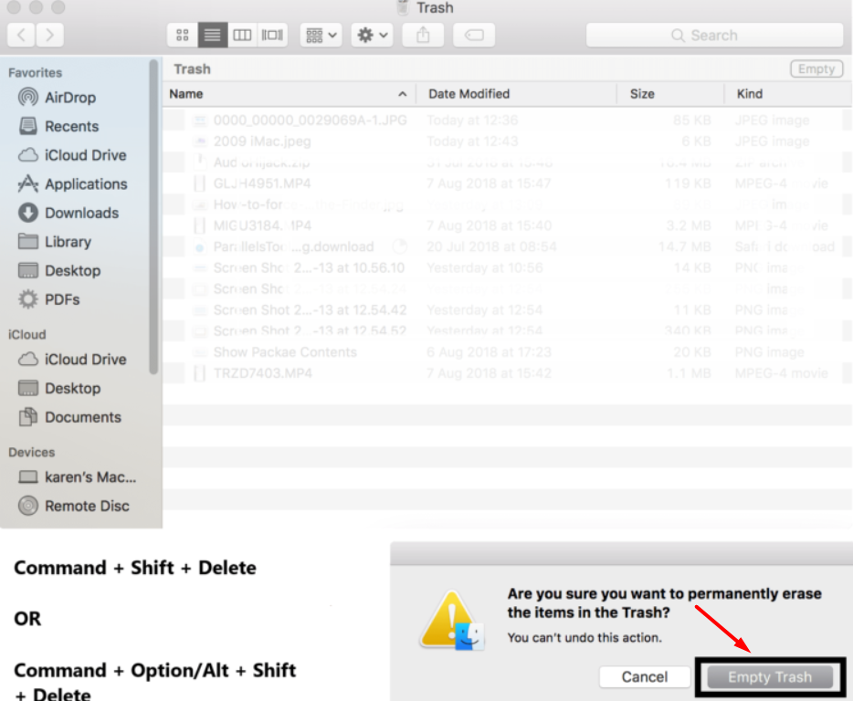 Permanently Deleting Files on Mac