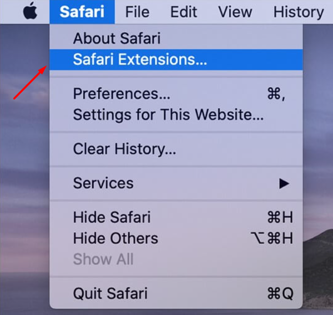 Accessing Mac Safari Preferences on macOS