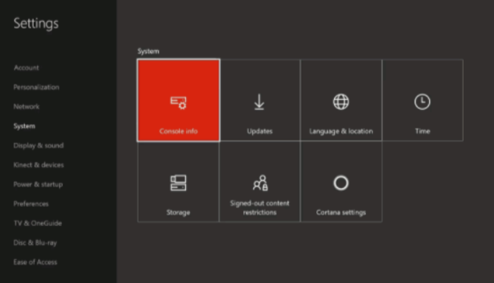 Restoring and Resetting Xbox