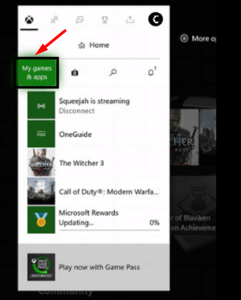 My Games & apps in Xbox One