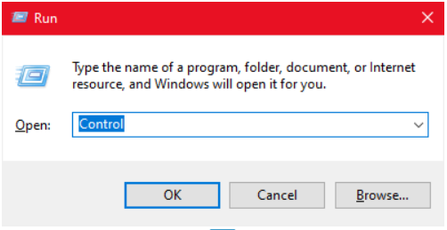 Opening Run Dialogue on Windows