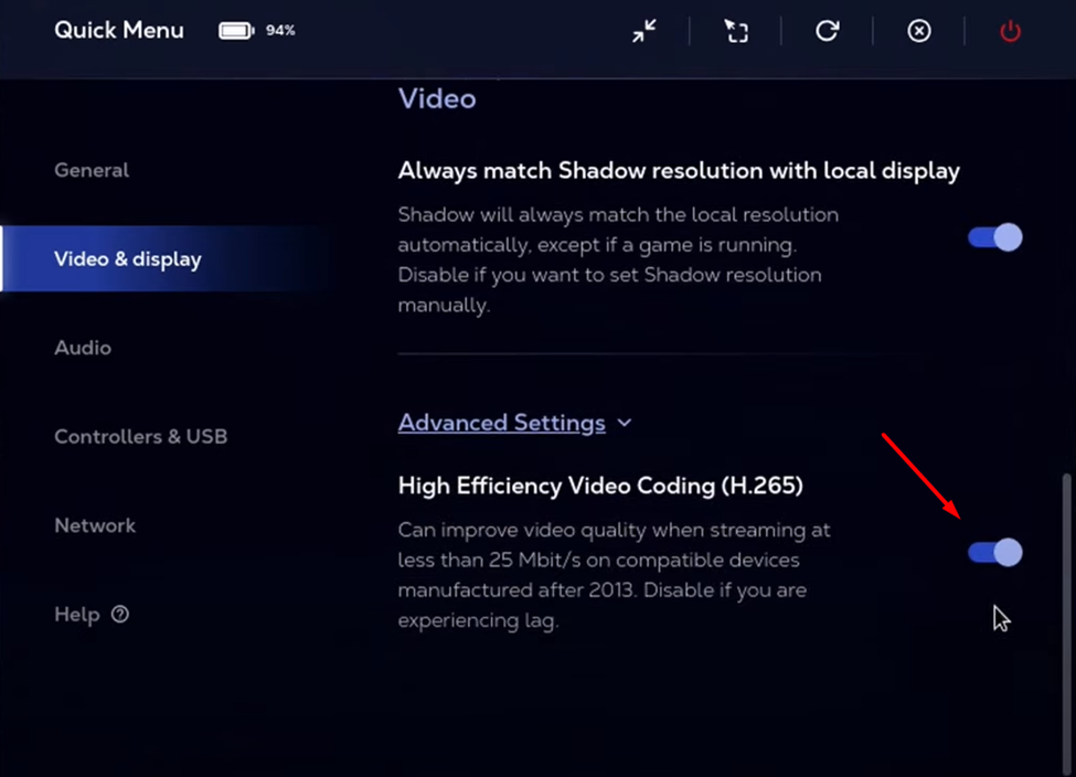 Enabling High Efficiency Video for Stable FPS on Destiny 2 Steam Deck