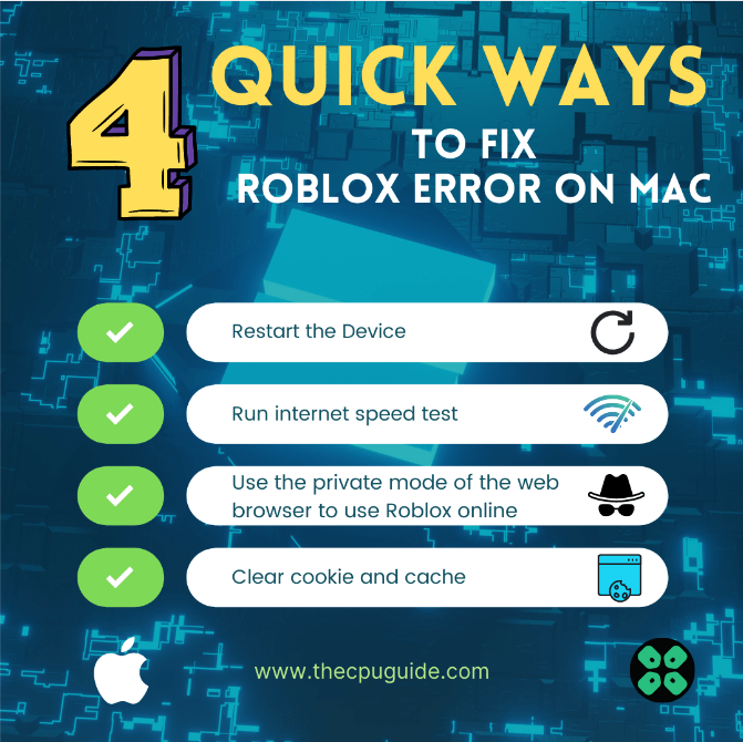 4 Quick Ways to Fix Roblox Error on Mac