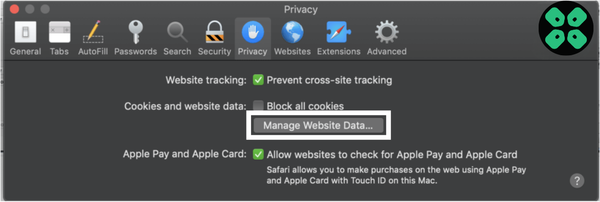 Managing Website Data to Fix Roblox Errors on Mac in Safari Browser