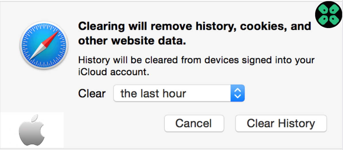 Clearing Browsing History from Safari