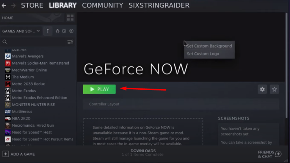 Changing Microsoft Edge Name to GeForce NOW