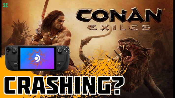 Artwork of Conan Exiles and its fix of crashing by TCG