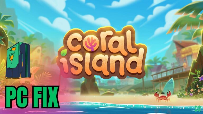 Artwork of Coral Island and its fix of crashing by TCG