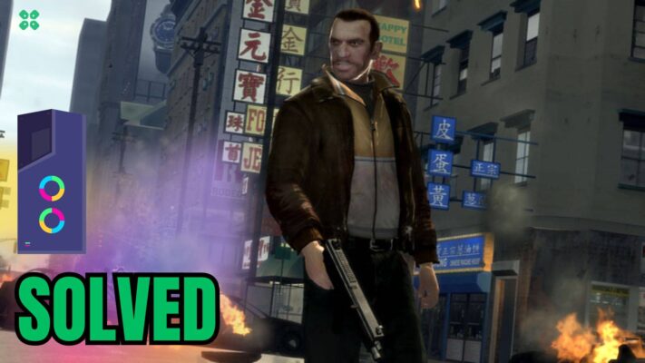 Artwork of Grand Theft Auto IV and its fix of lagging by TCG