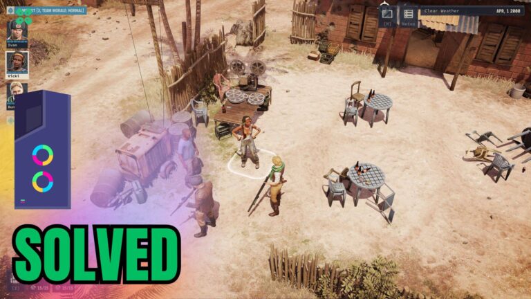 Artwork of Jagged Alliance 3 and its fix of lagging by TCG