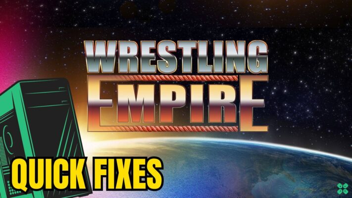 Artwork of Wrestling Empire and its fix of lagging by TCG