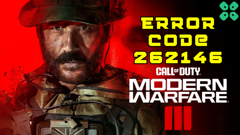 Call of Duty MW3 Error Code 262146