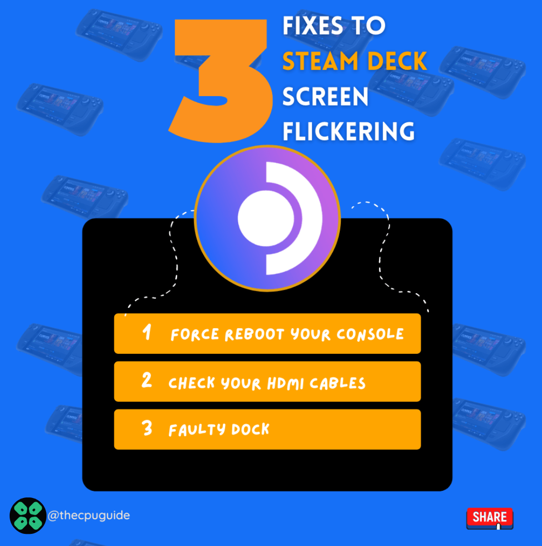 How to Fix Steam Deck screen flickering issue