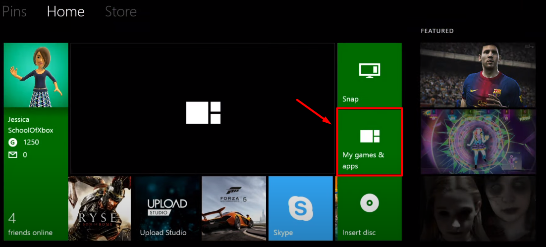 My Games & apps on Xbox One