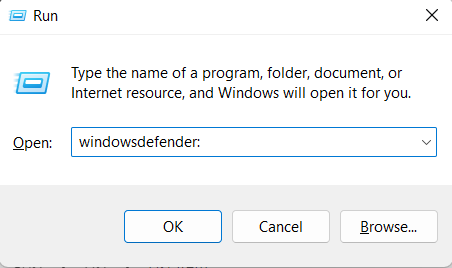 Run Windows Defender on Windows 11