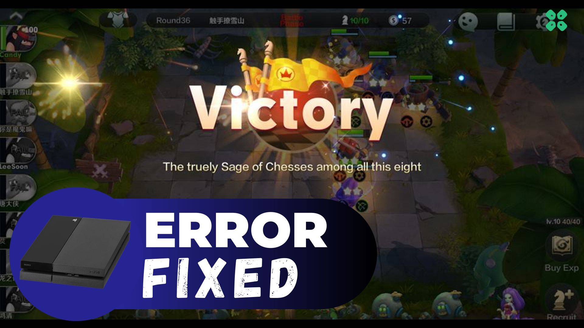 Artwork of Auto Chess and its fix of crashing by TCG