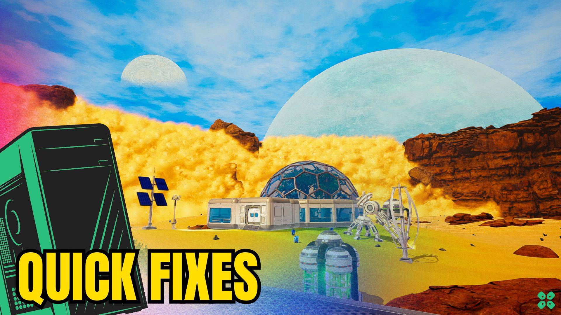 Artwork of Planet Crafter and its fix of crashing by TCG