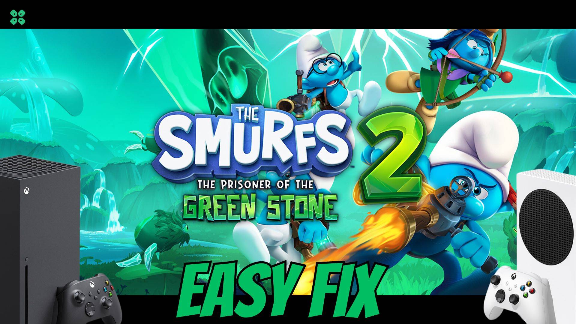 Artwork of The Smurfs 2 The Prisoner of the Green Stone and its fix of crashing by TCG