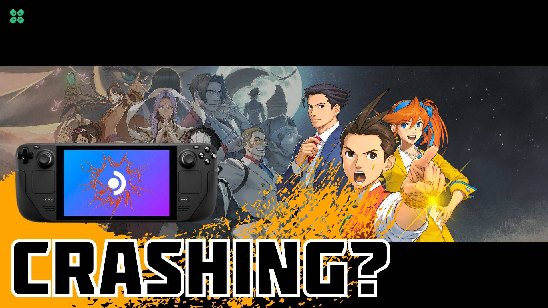Artwork of Apollo Justice Ace Attorney Trilogy and its fix of crashing by TCG