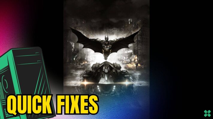 Artwork of Batman Arkham Knight and its fix of crashing by TCG