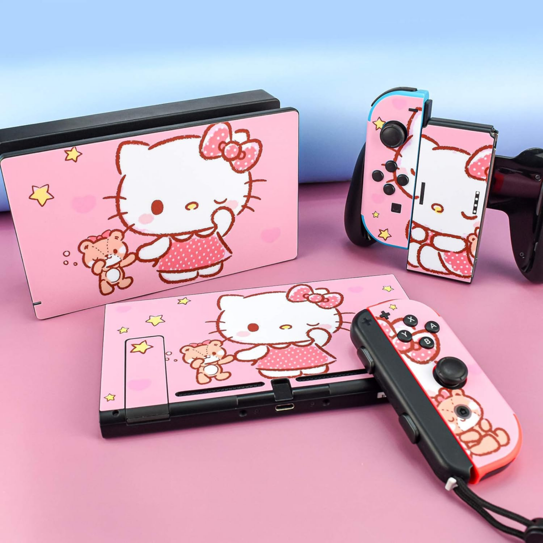 Hello Kitty Full Wrap Skin for Nintendo Switch