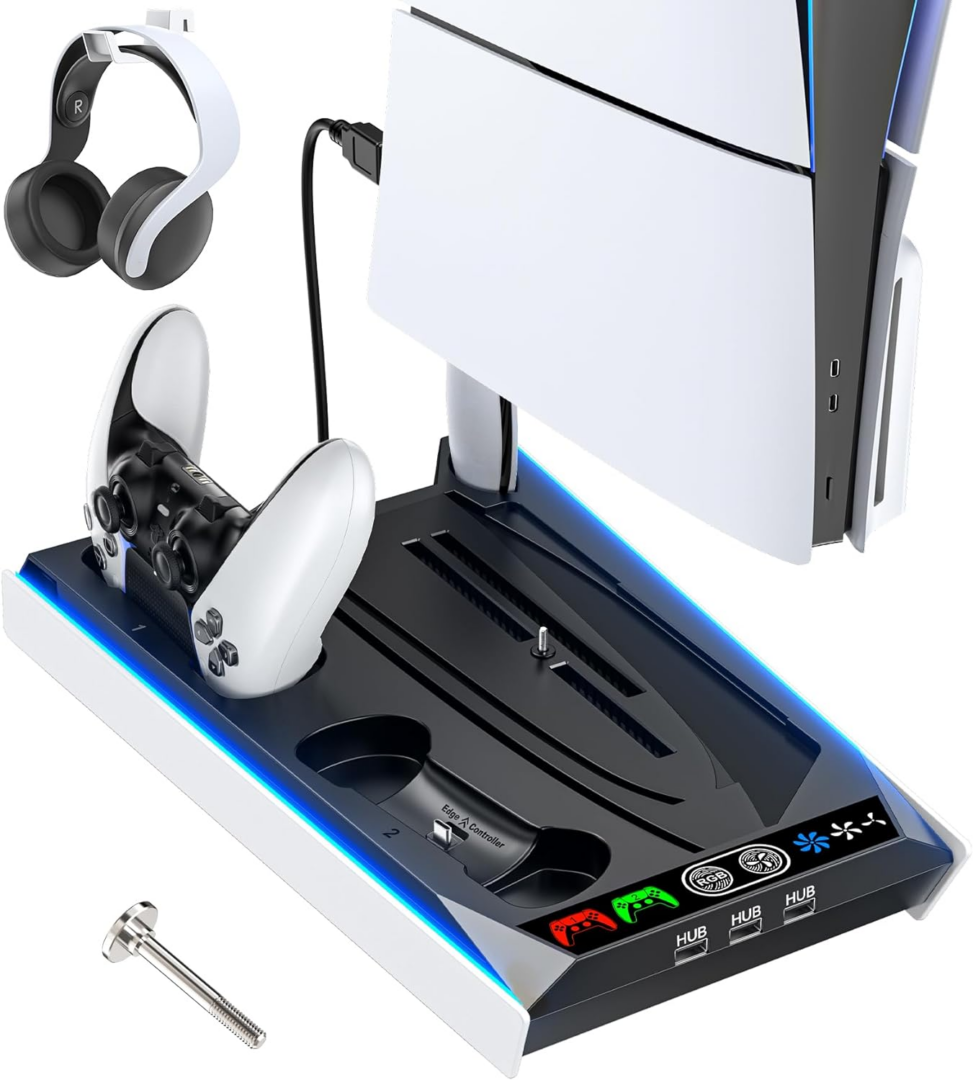 OIVO PS5 Stand with PS5 Controller Charger