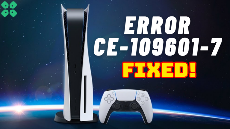 How To Fix PS5 Error Code CE-109601-7 'Something Went Wrong?'