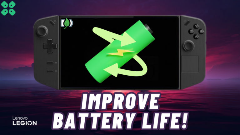 Lenovo Legion Go Improve Battery Life