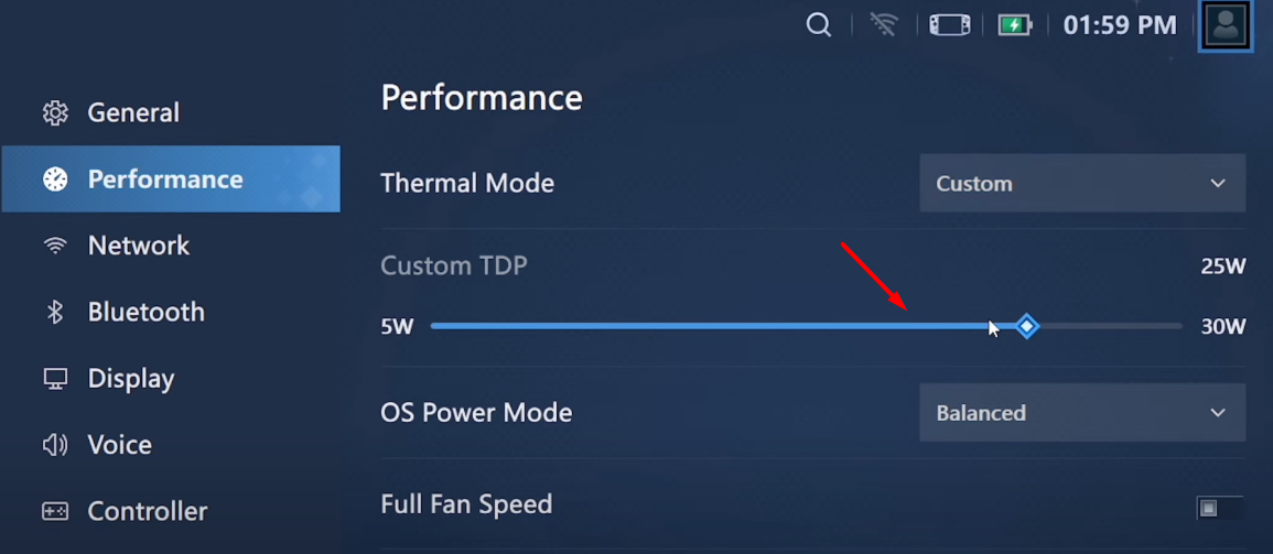 Adjusting TDP Wattage on Lenovo Legion Go