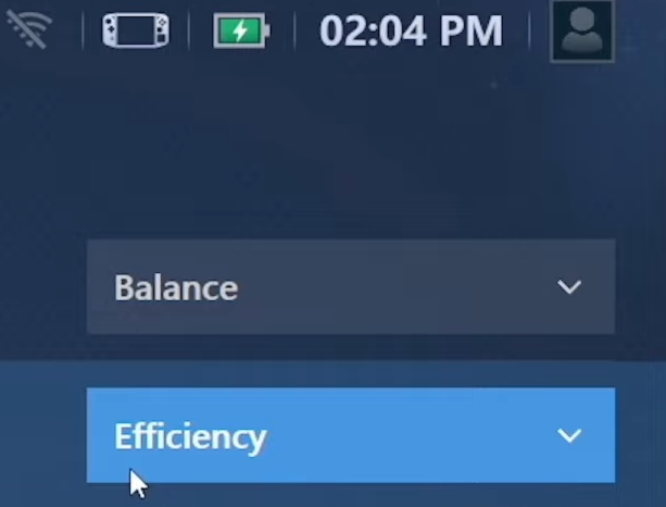 Changing OS Power Mode to Efficiency