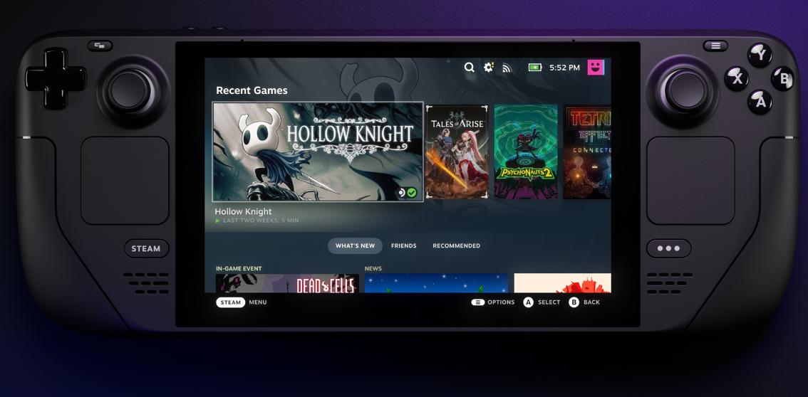 Steam Deck Gaming Library