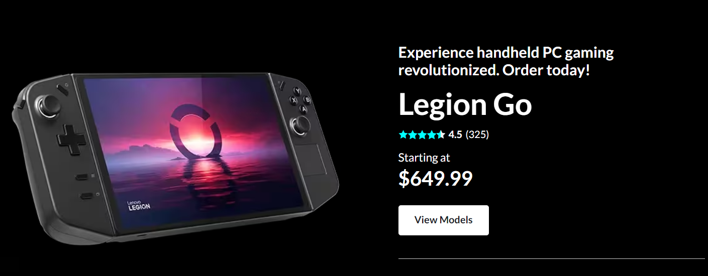 Lenovo Legion Go Price