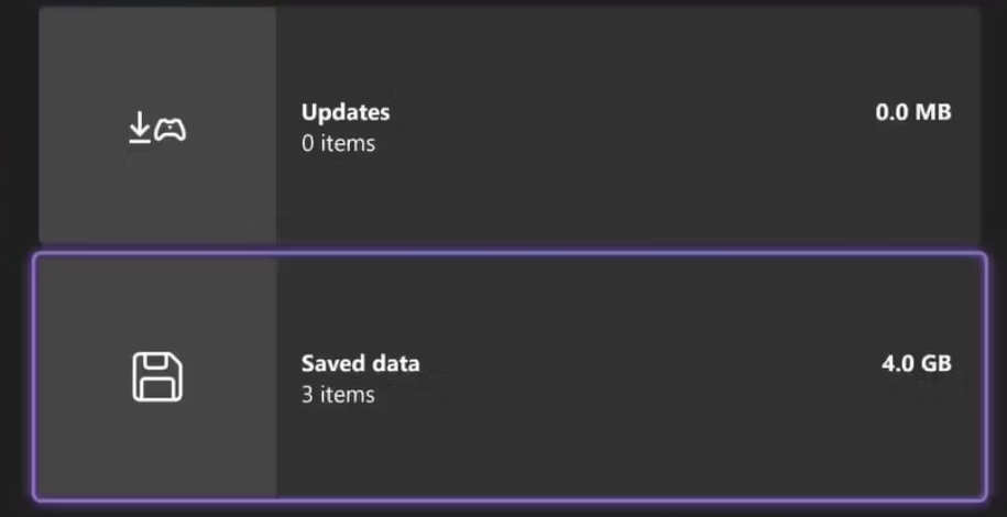 Save Game Data Xbox