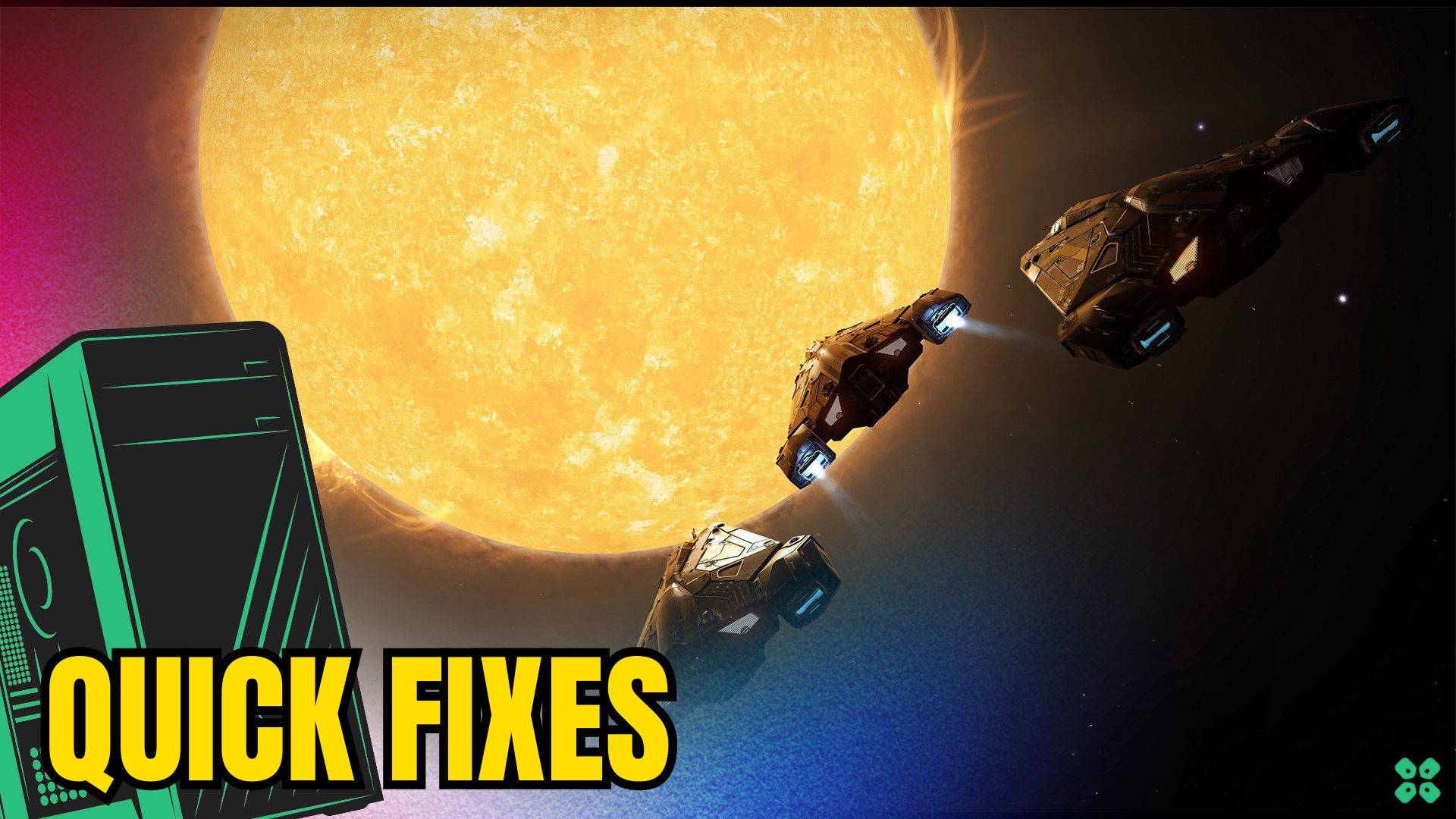 Artwork of EliteDangerous and its fix of crashing by TCG
