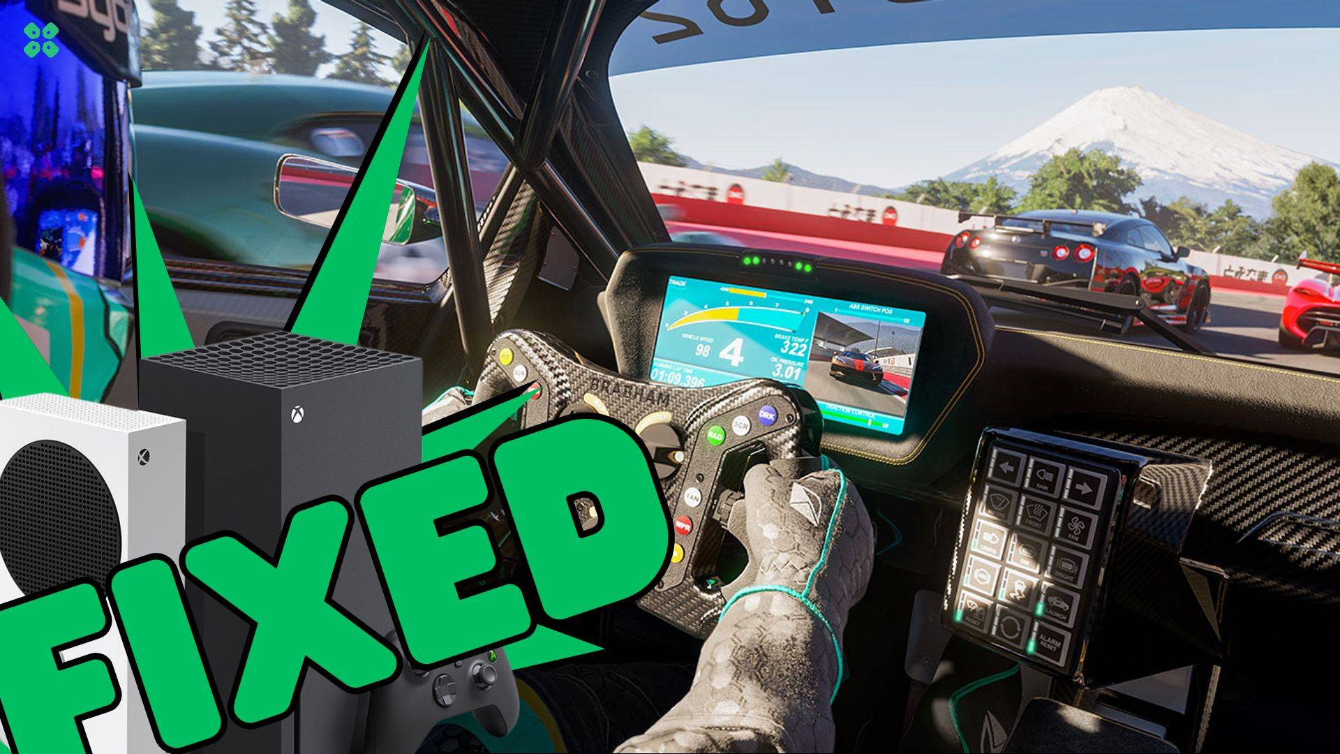 Artwork of ForzaMotorsport and its fix of lagging by TCG