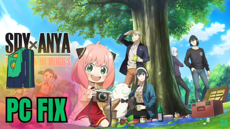 Artwork of SpyxAnyaOperationMemories and its fix of crashing by TCG