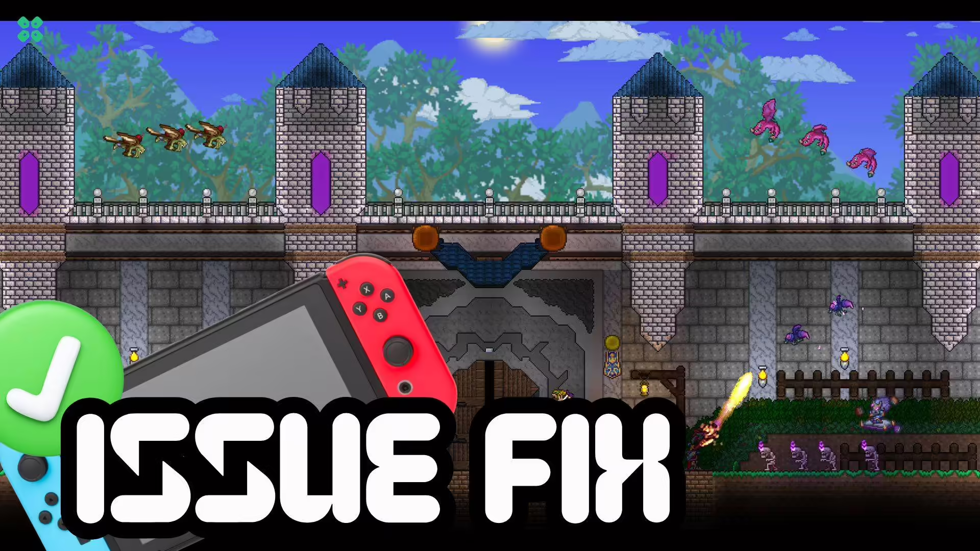 Artwork of Terraria and its fix of lagging by TCG