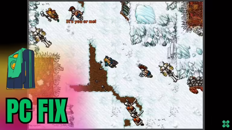 Artwork of Tibia and its fix of lagging by TCG