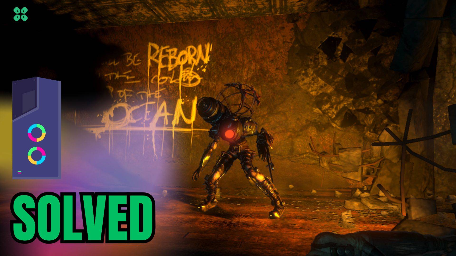 Artwork of BioShock2 and its fix of crashing by TCG