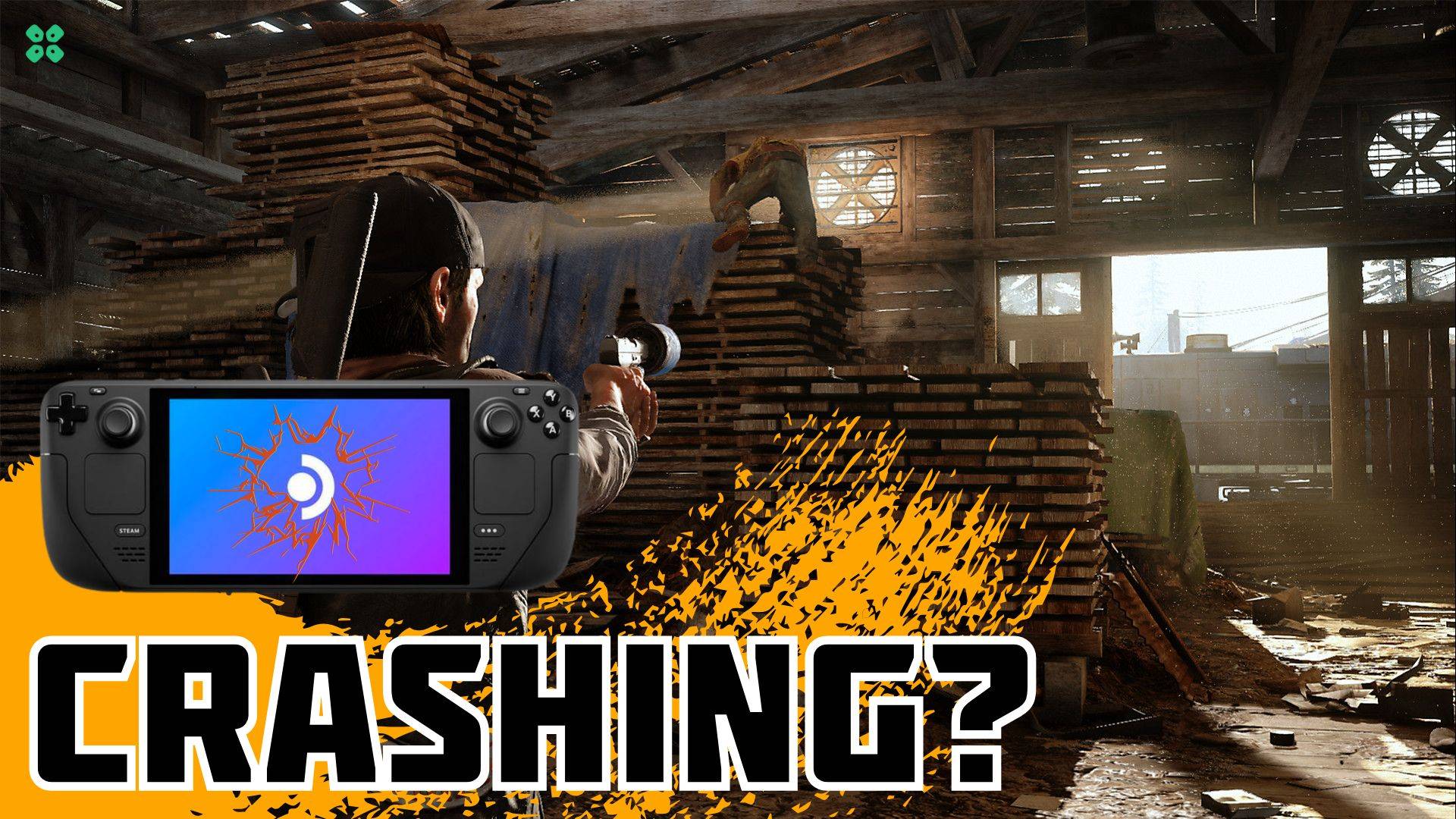Artwork of DaysGone and its fix of crashing by TCG