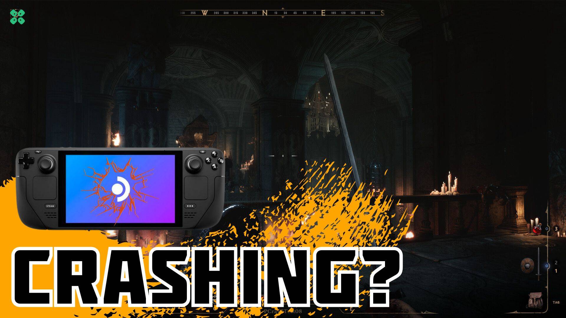 Artwork of Dungeonborne and its fix of crashing by TCG